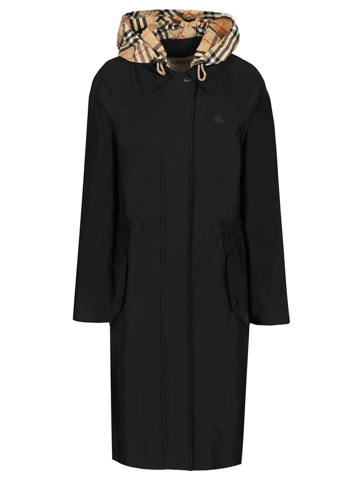 Burberry Newbury Parka Coats - Black | c1f6f979cf990b9fad86e3aca48a659457a871c0