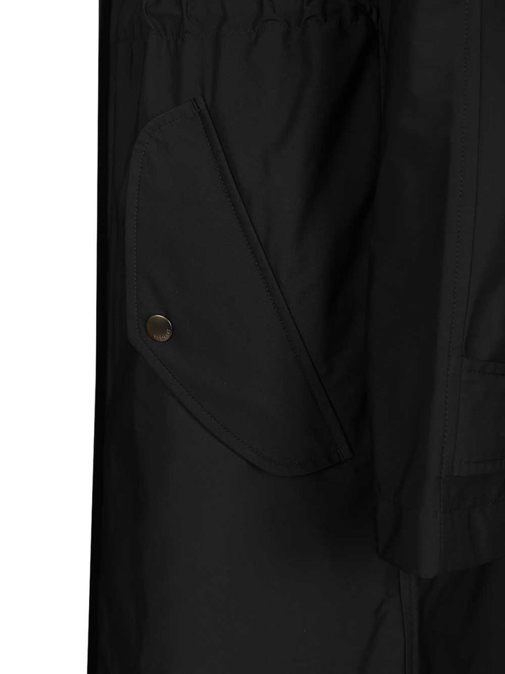 Burberry Newbury Parka Coats - Black | d181180c90d0cee5d1cf130366f6d6e3db76a9e5