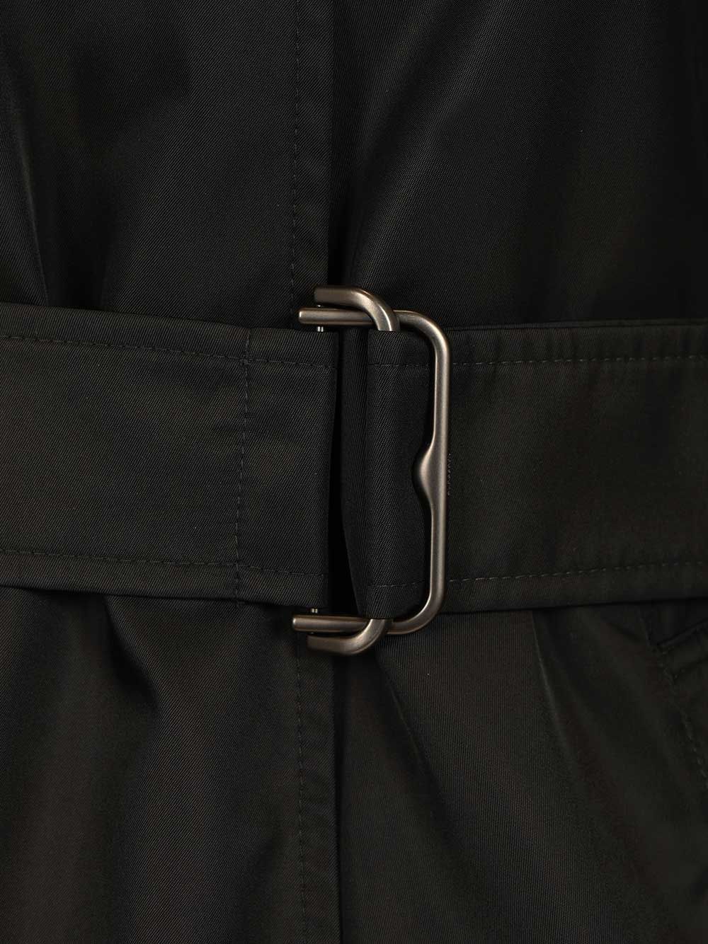 Burberry Long Car Coat With Hood Coats - Black | 402fd5c2bcacbd8f523ee9d2749ca473c6ff9417