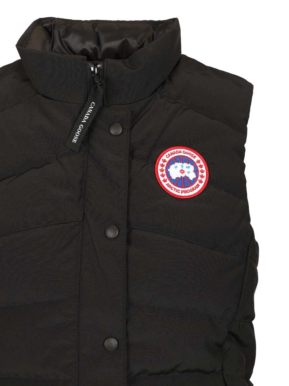 Canada Goose Freestyle Sleeveless Jacket Jackets - Black | 70baab186317de46092977d405ec71ba202f7abc