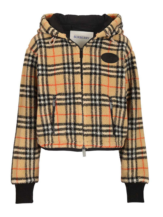 Hooded Jacket Jackets Beige