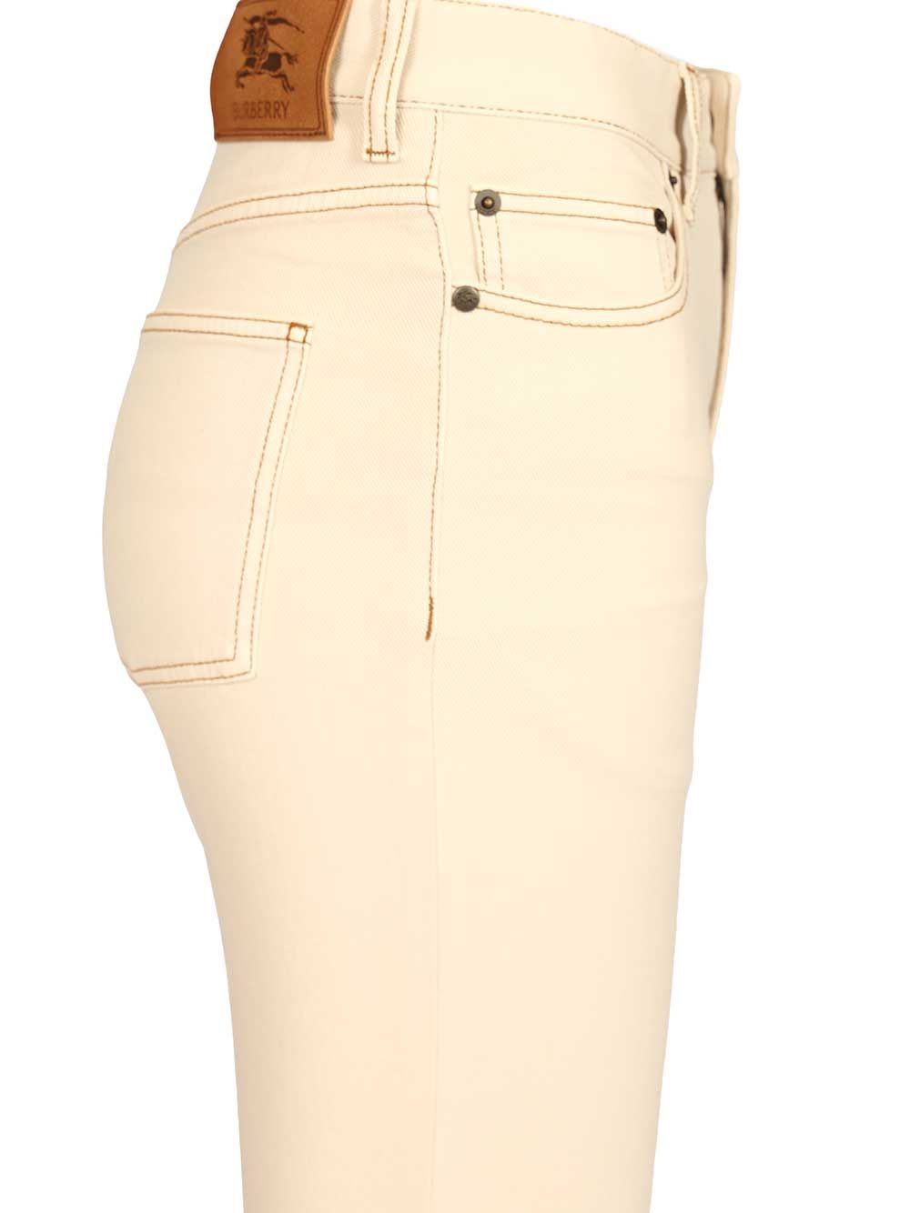 Burberry Pantaloni Jeans - White | 7dbaedcd742955412bb79263161b35323dbe3e8e