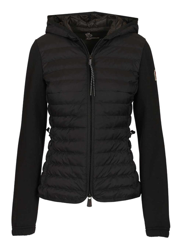 Hooded Cardigan Knitwear Black