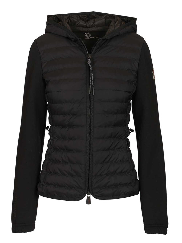 Moncler Grenoble Hooded Cardigan Knitwear - Black | 94c92a582e0e48d81e6e93a9b57d403d0ef4d079