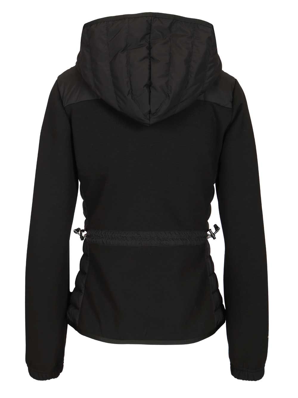 Moncler Grenoble Hooded Cardigan Knitwear - Black | 46999509eaf679677ff5d6194005147667171eba