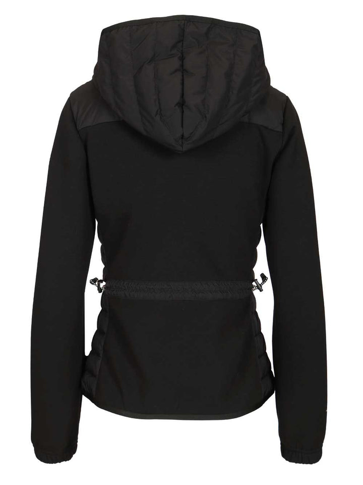 Moncler Grenoble Hooded Cardigan Knitwear - Black | 46999509eaf679677ff5d6194005147667171eba
