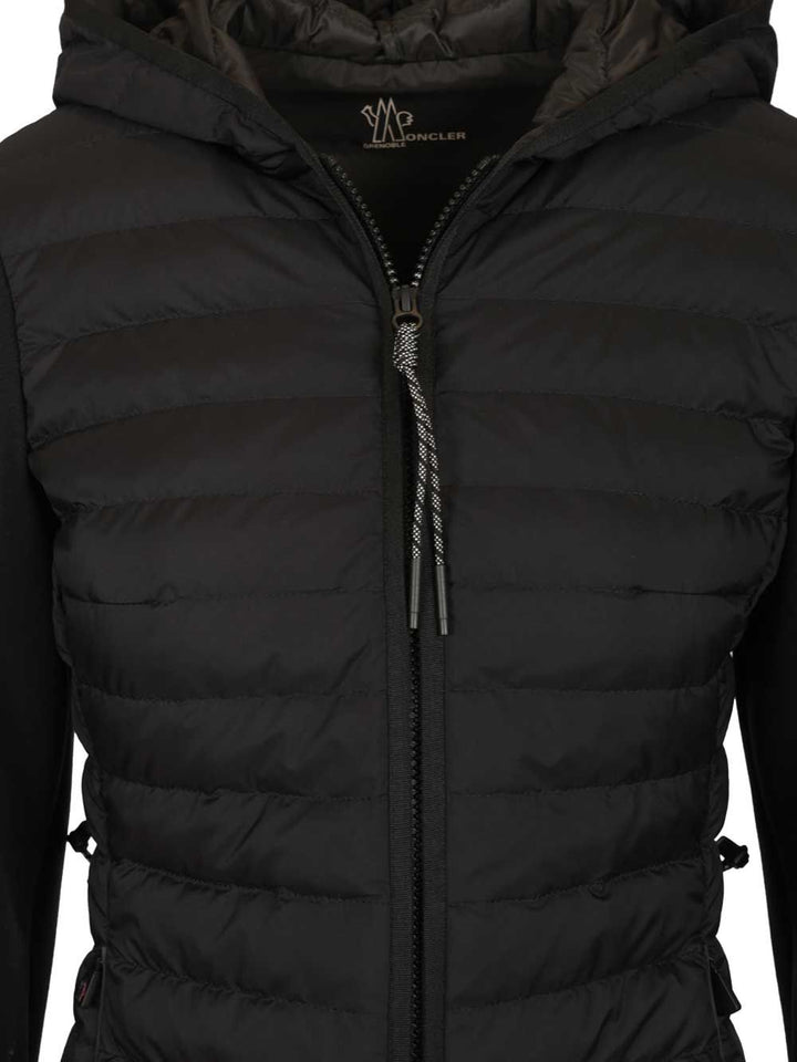 Moncler Grenoble Hooded Cardigan Knitwear - Black | 73efaf2677eaa3909b259070e1654bb556ef332b