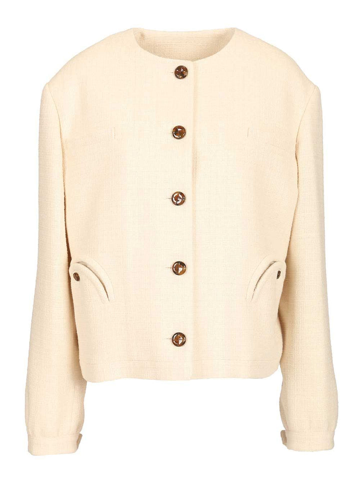 Blazé Milano Missy Gliss Bolero Jackets - White | 357acd44a830b3f85604abb0467d392f859168c9