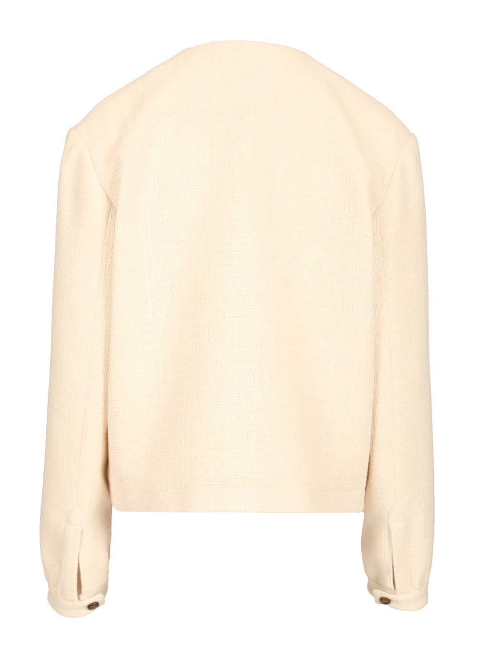 Blazé Milano Missy Gliss Bolero Jackets - White | dc4b37daab58b4abd24f43427ea1affb85c2a1af