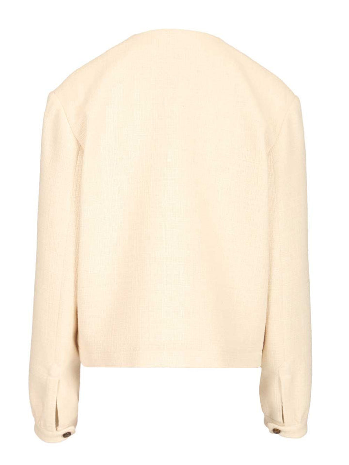 Blazé Milano Missy Gliss Bolero Jackets - White | dc4b37daab58b4abd24f43427ea1affb85c2a1af