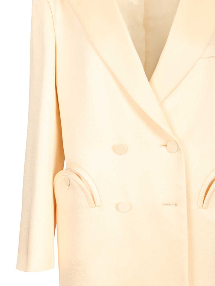 Blazé Milano Novalis Evening Blazer Jackets - White | 02ee1c1dd086c8cbb88b94e50a6075f04601da92