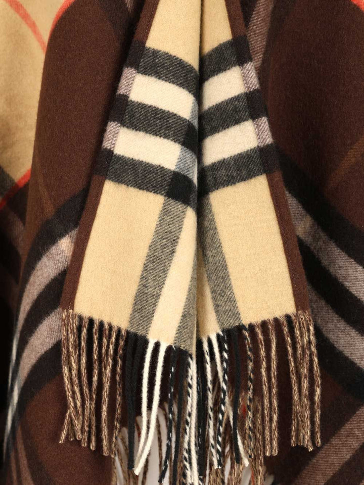 Burberry Checked Cape Scarves And Foulards - Beige | fc5580329716e673b5772a256542439df82041a7