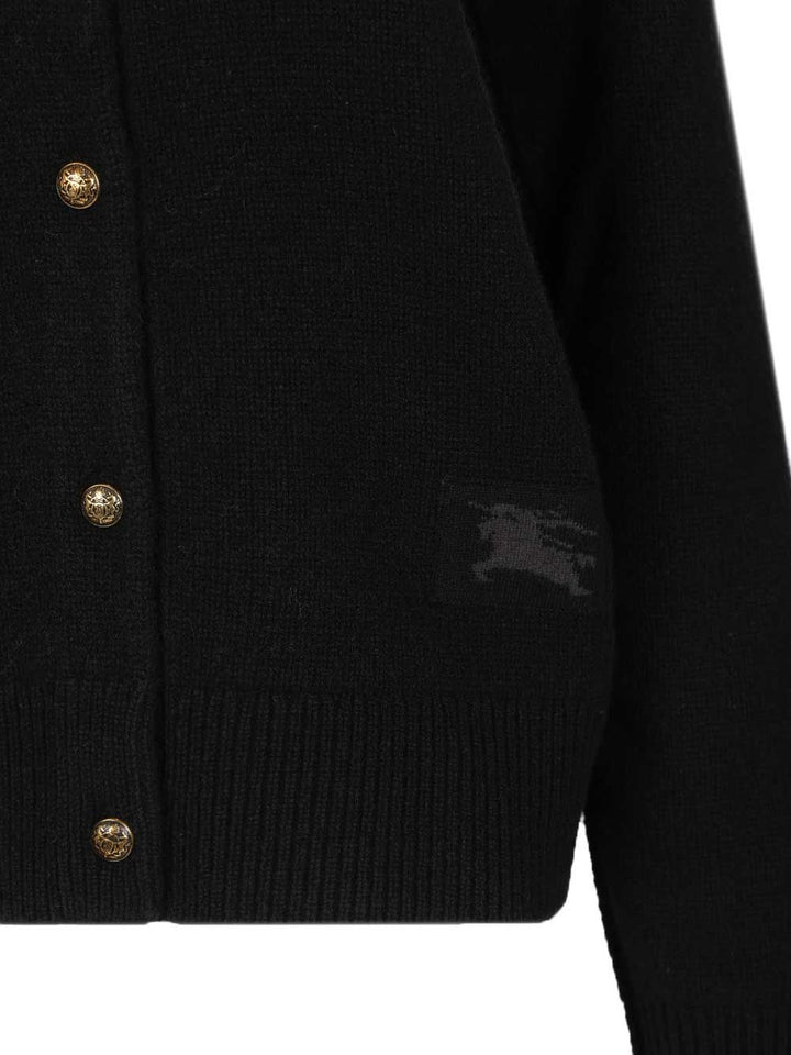 Burberry Cashmere Cardigan Knitwear - Black | 9c36857222134b71c94ec88aeec6dcb82c2fbf03