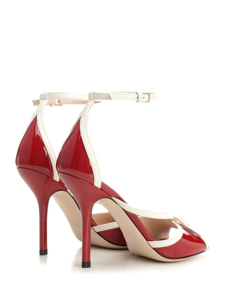 Valentino Garavani Bepointy Patent Leather Sandal Sandals - Red | d586fe346d76c4a8022a7ae92e058ede36da880f