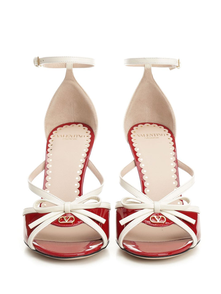 Valentino Garavani Bepointy Patent Leather Sandal Sandals - Red | 0ee0e3837d79feb1a91f2be4099516a85008fecc