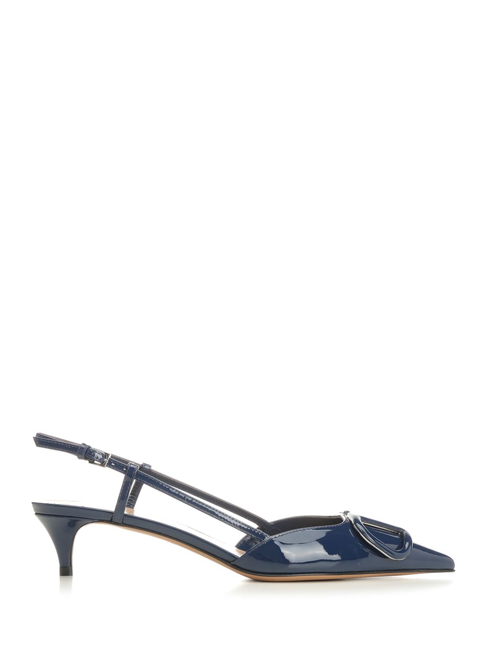 Valentino Garavani Vlogo Signature Slingback Pump Pumps - Blue | 85cd5078ef56bf4a40d000326563187f706c9760