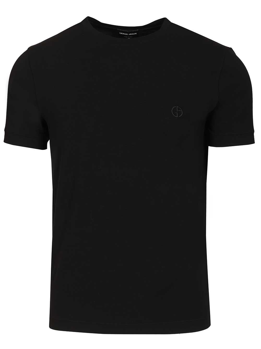 Giorgio Armani Stretch T-Shirt - Black | aee7e11127cf7b1aad97499afe3f9690ff17118a