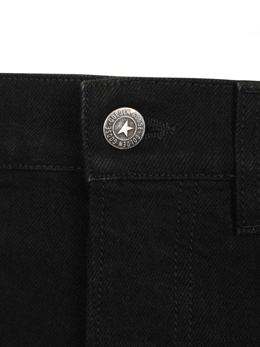 Golden Goose Deluxe Brand Patrick Denim Trousers Jeans - Black | 9477ac07091c6f79ec46061675fb94c77367a243