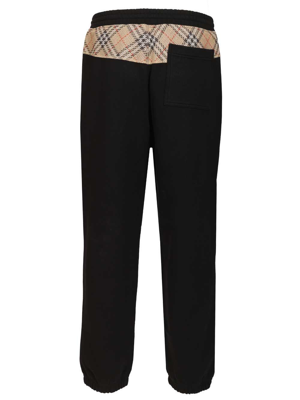 Burberry Ronnie Cotton Jogging Trousers - Black | a4da71c62990dcac6d2ffb804278d9925bbe52f2