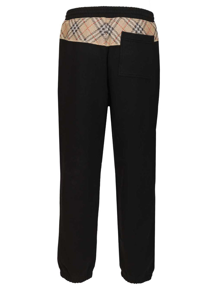 Burberry Ronnie Cotton Jogging Trousers - Black | a4da71c62990dcac6d2ffb804278d9925bbe52f2