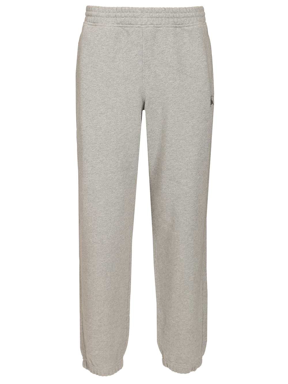 Burberry Ronnie Cotton Jogging Trousers - Grey | 655047849151cecd8da66e5c78989a52c38586f3
