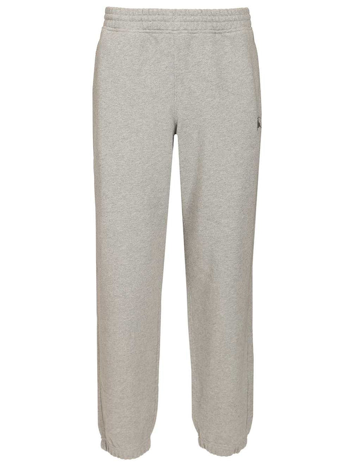 Burberry Ronnie Cotton Jogging Trousers - Grey | 655047849151cecd8da66e5c78989a52c38586f3