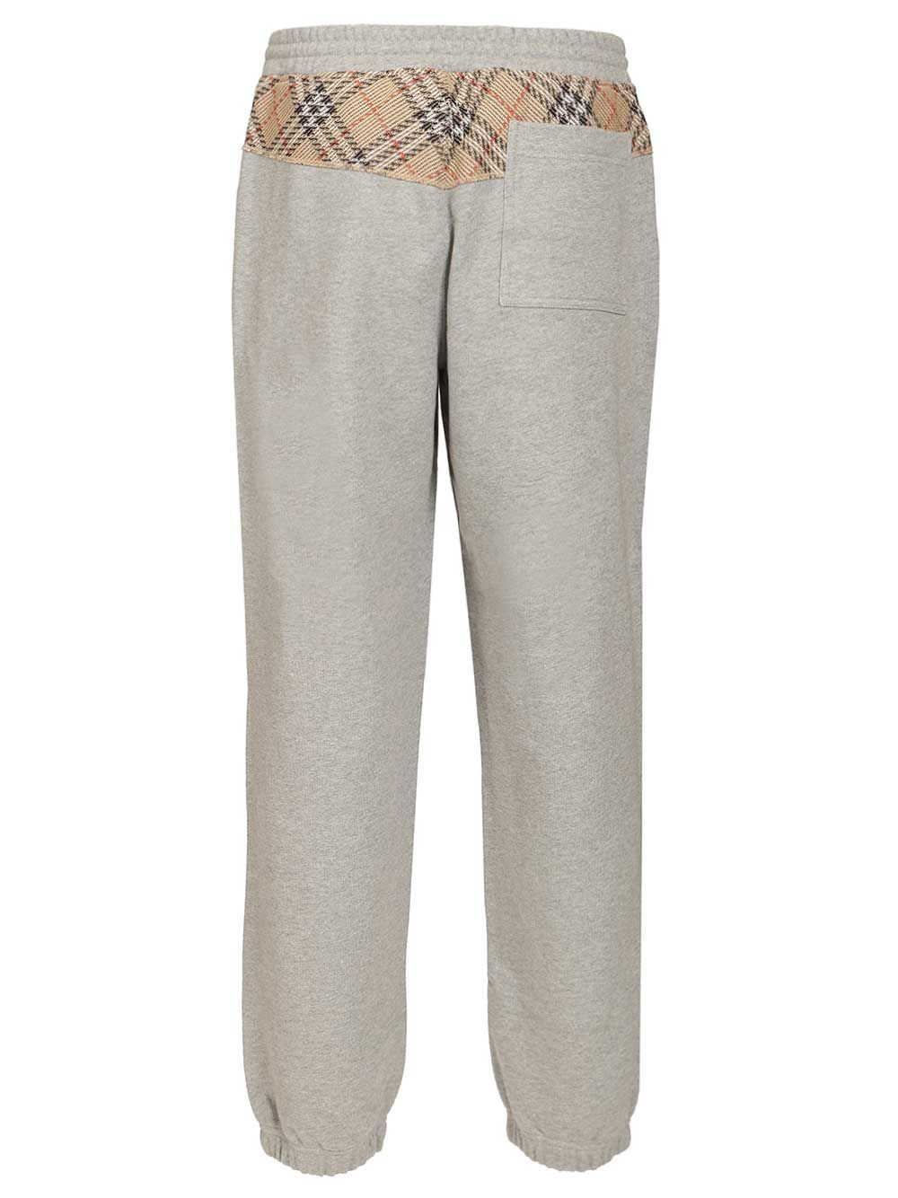 Burberry Ronnie Cotton Jogging Trousers - Grey | 599919fd97b10e8544b72821b2d075c380fec0bf