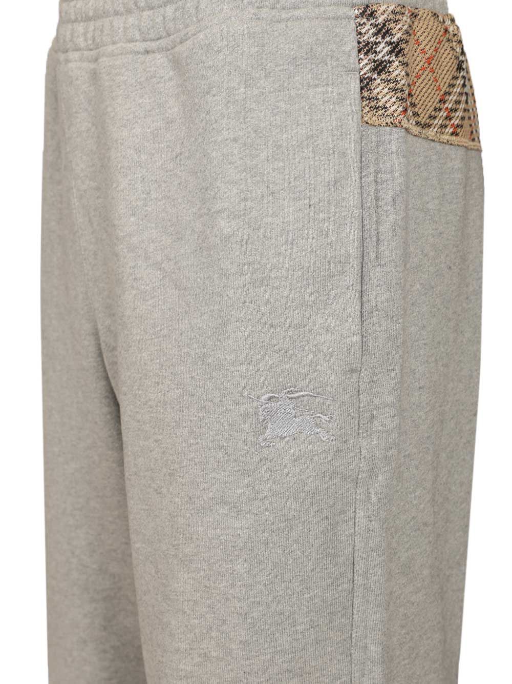 Burberry Ronnie Cotton Jogging Trousers - Grey | c0d039c95d08e698558319264c5a35455011b9a0