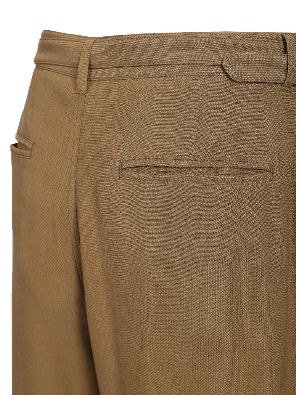 Giorgio Armani Tailored  With Pleats Trousers - Beige | e819a230a67a4b146ee2f35b4c4a9ad6c046fef6