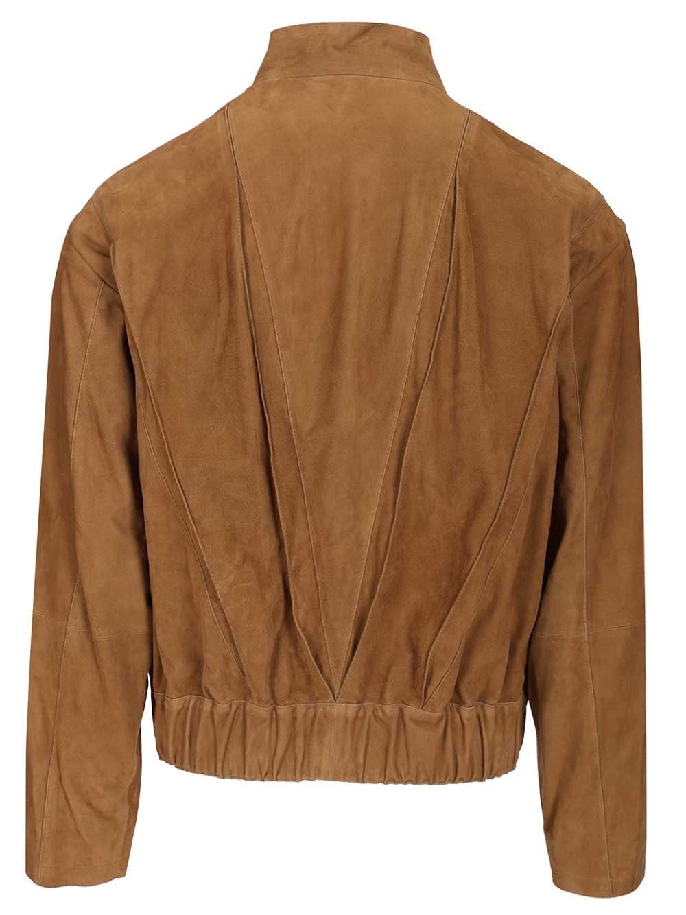 Giorgio Armani Suede Jacket Jackets - Beige | 2b3c5cdbf3483d18c6cf1e106ea2d69aa3f6a506