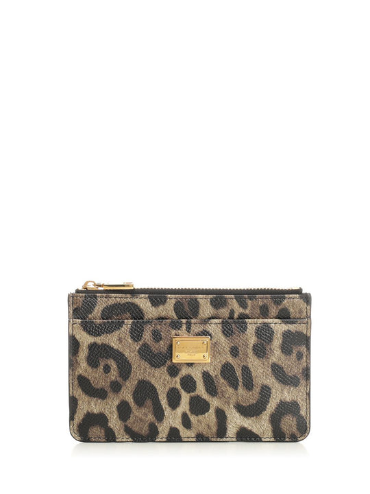 Dauphine Calfskin Card Holder Small Leather Goods Multicolor