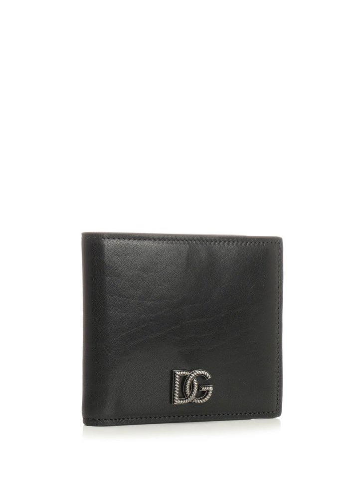 Dolce & Gabbana Tempesta Calfskin Wallet Wallets - Black | 9b4db94312157f04e1e0094b1cc8b9e7f3dc700c