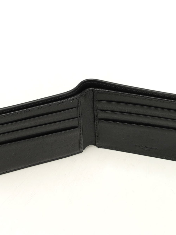 Dolce & Gabbana Tempesta Calfskin Wallet Wallets - Black | ac46da0d59564da129335f619e63e8445b3a0b07
