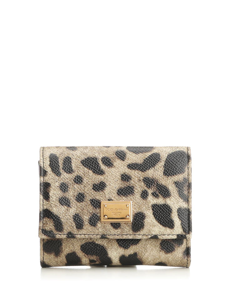 Dolce & Gabbana Dauphine Calfskin Wallet Wallets - Animalier | be3bd3546c314405dc7e1147b1fb4988329980b3
