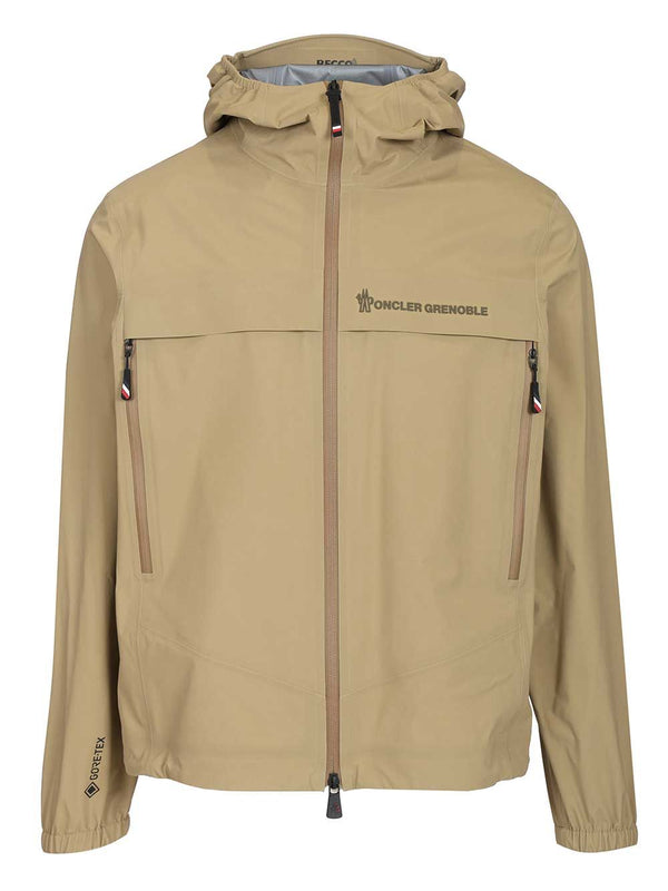 Shipton Hooded Jacket Jackets Beige