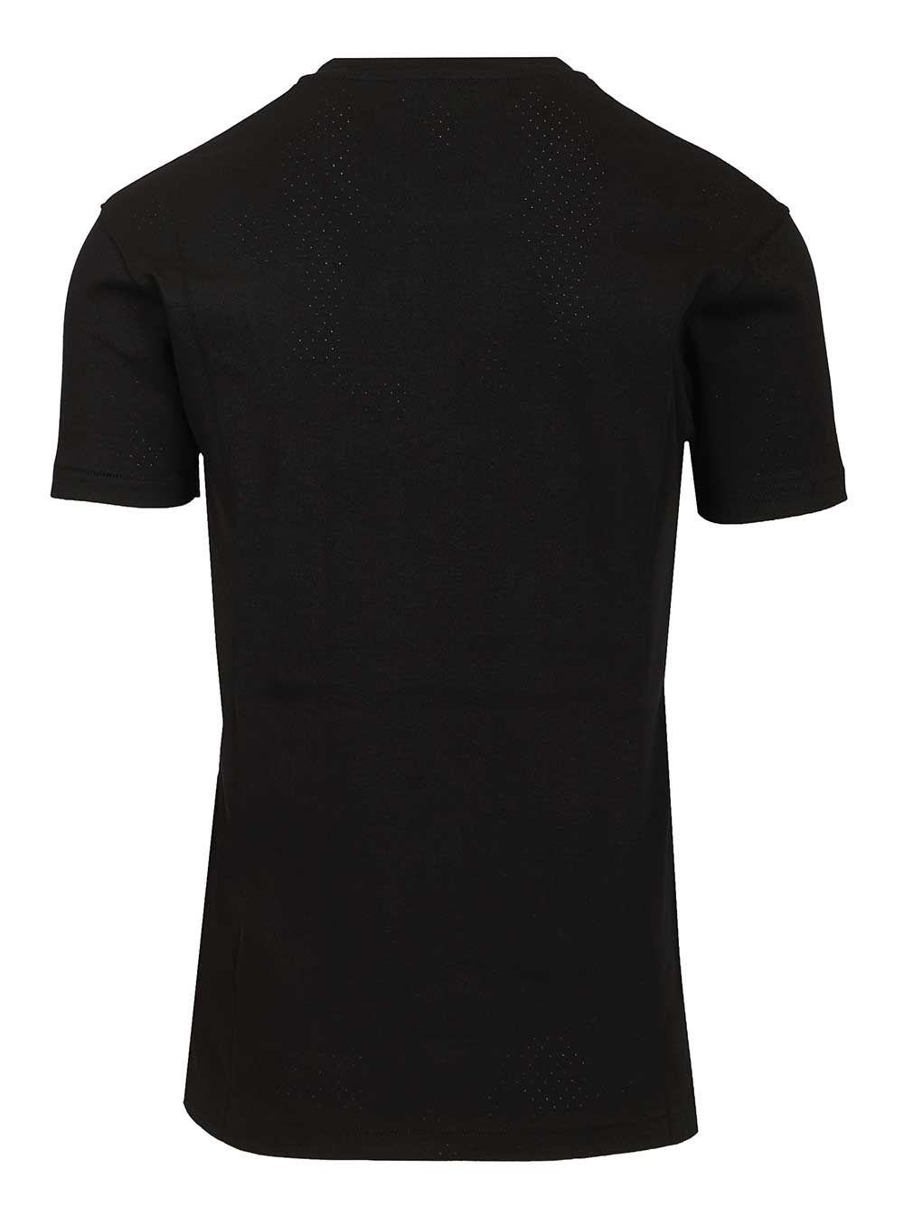 Tom Ford Perforated Ribbed T-Shirt - Black | 6c66244f37fa794935a4f15937ef1ef64a76fbde