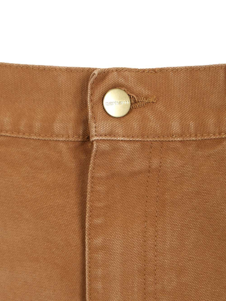 Carhartt Wip Single Knee Pant Organic Cotton Trousers - Brown | 06f3d106b46f1a5abb466e331d1932f38bc4b2bd