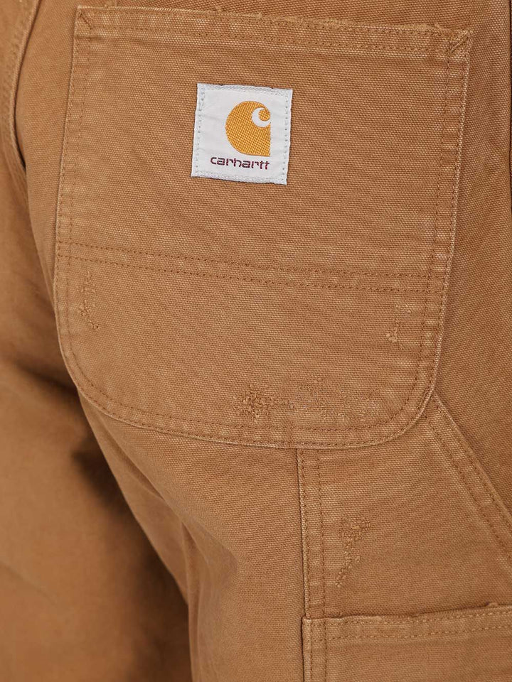 Carhartt Wip Single Knee Pant Organic Cotton Trousers - Brown | a11ef171b4dd2b69d712be621e2dfd9c656a1ee4