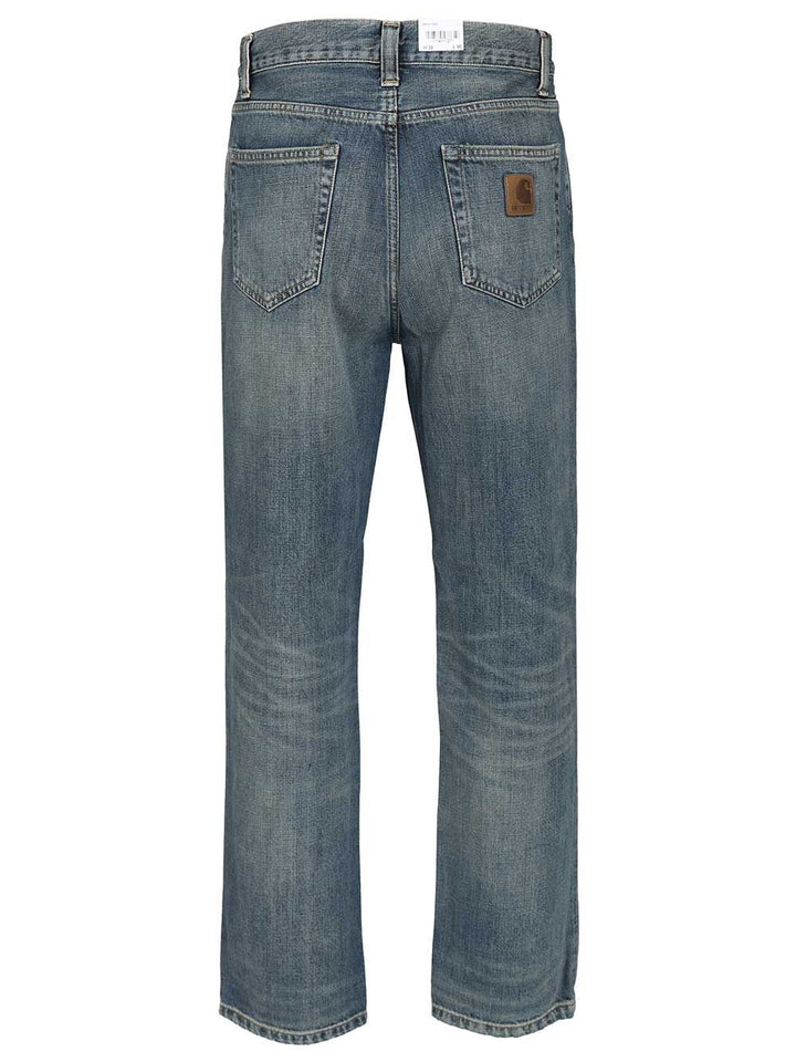 Carhartt Wip Aaron Jean Trousers - Blue | 020f47489186170ff934c8535223fd3e40559af9