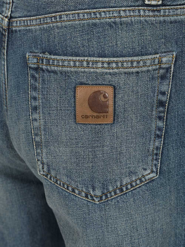 Carhartt Wip Aaron Jean Trousers - Blue | 52228cf3637896eaf5512e297a167235c926c196