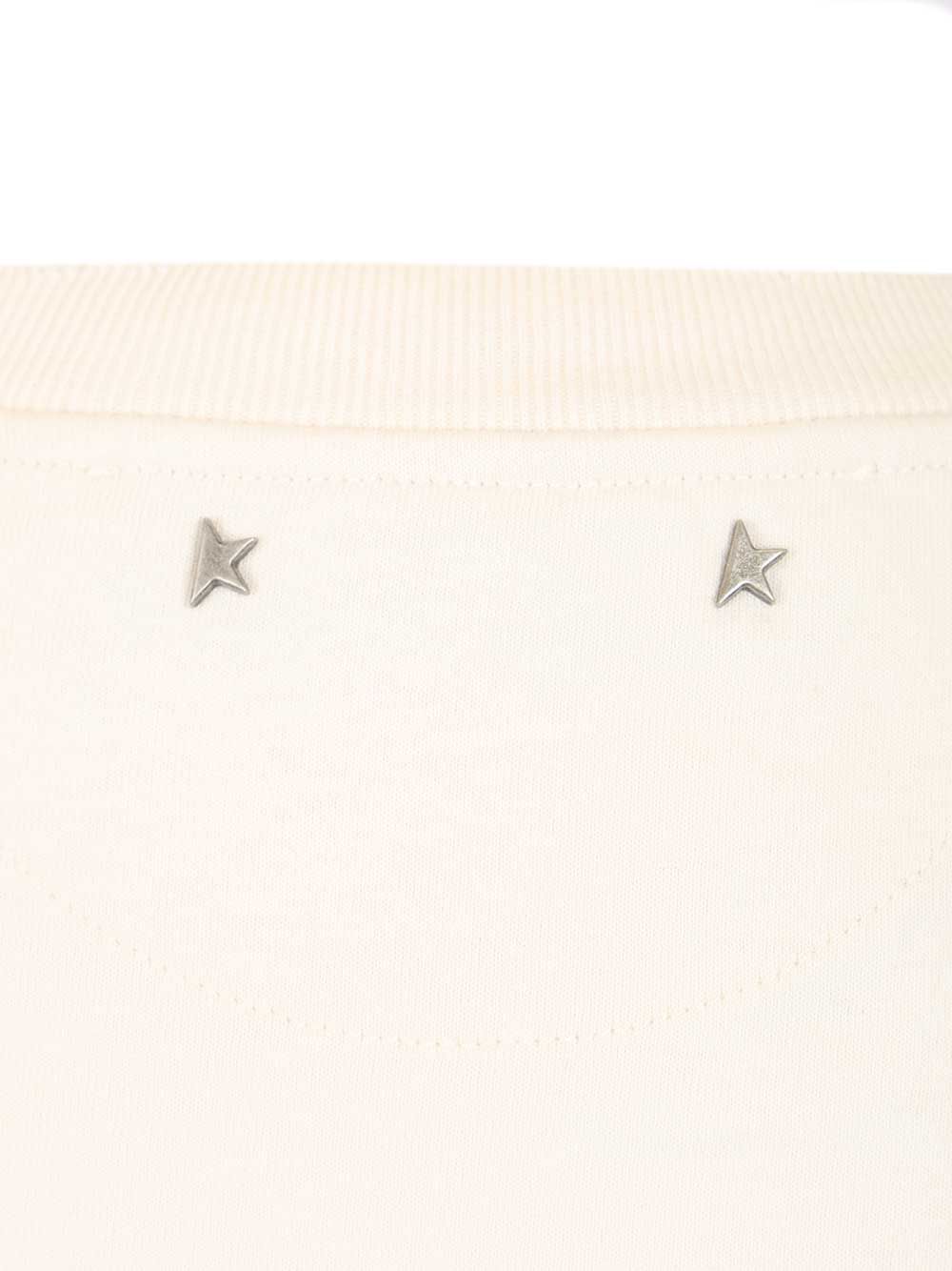 Golden Goose Deluxe Brand Cotton  With Print T-Shirt - White | fee275547c3a76639783618139a5ea0128710aaf