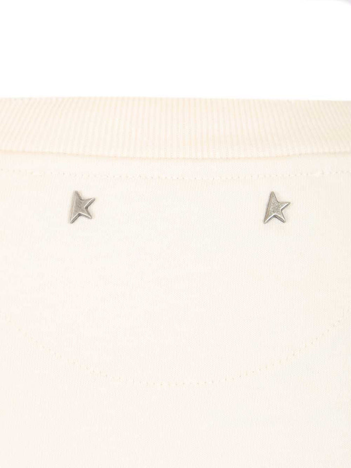 Golden Goose Deluxe Brand Cotton  With Print T-Shirt - White | fee275547c3a76639783618139a5ea0128710aaf