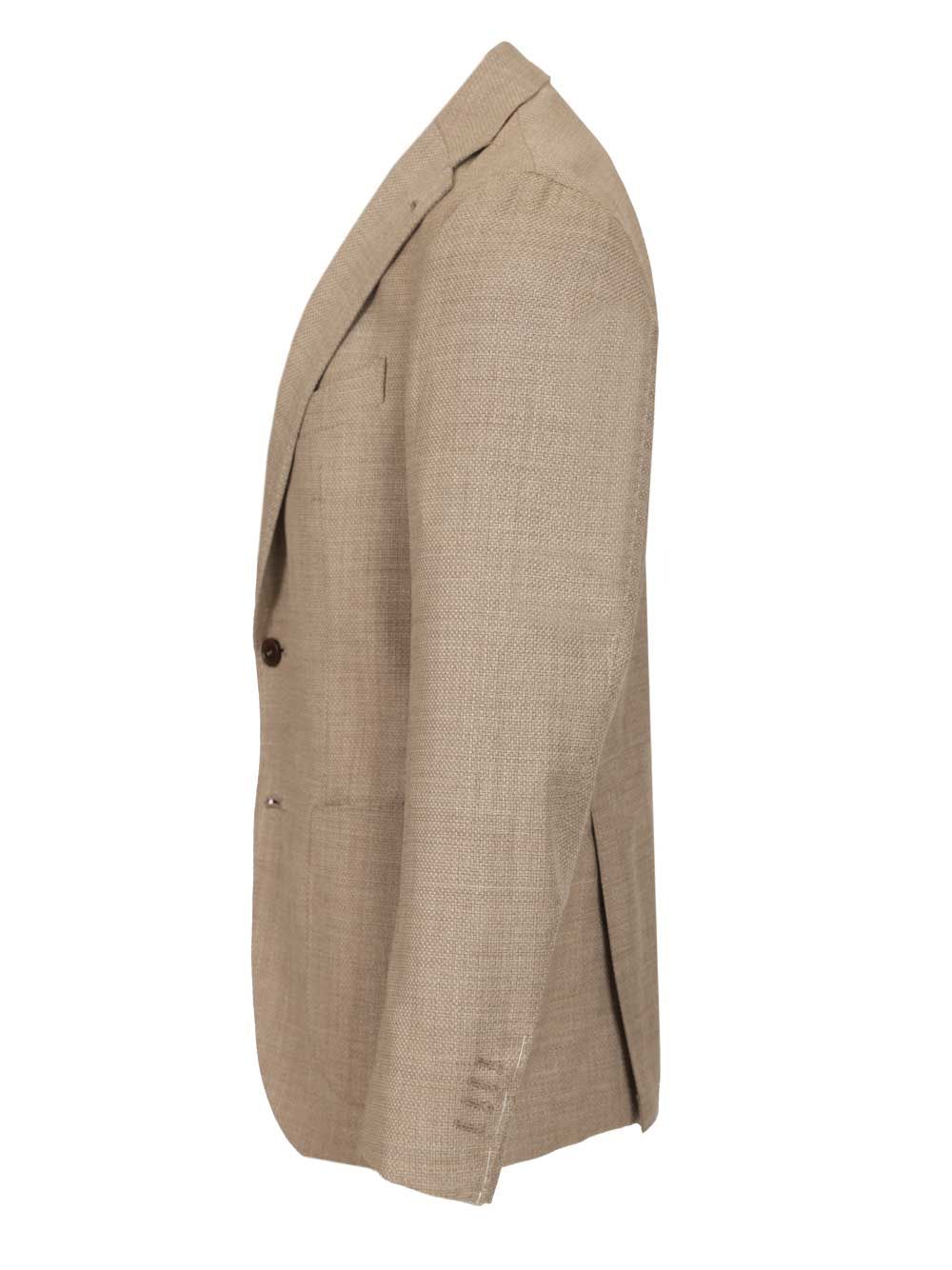 Al Duca D'Aosta Single-Breasted Blazer Jackets - Beige | 0d9fc8e1fd6a4298bc3e904415b5a4275fe92b1f
