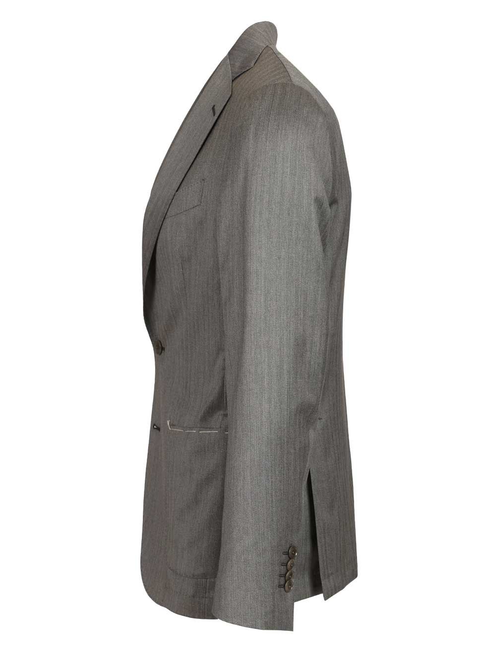 Al Duca D'Aosta Single-Breasted Suit Dresses - Grey | 71ea1aa48041022e0e4bd60e417a43d905e5f82a