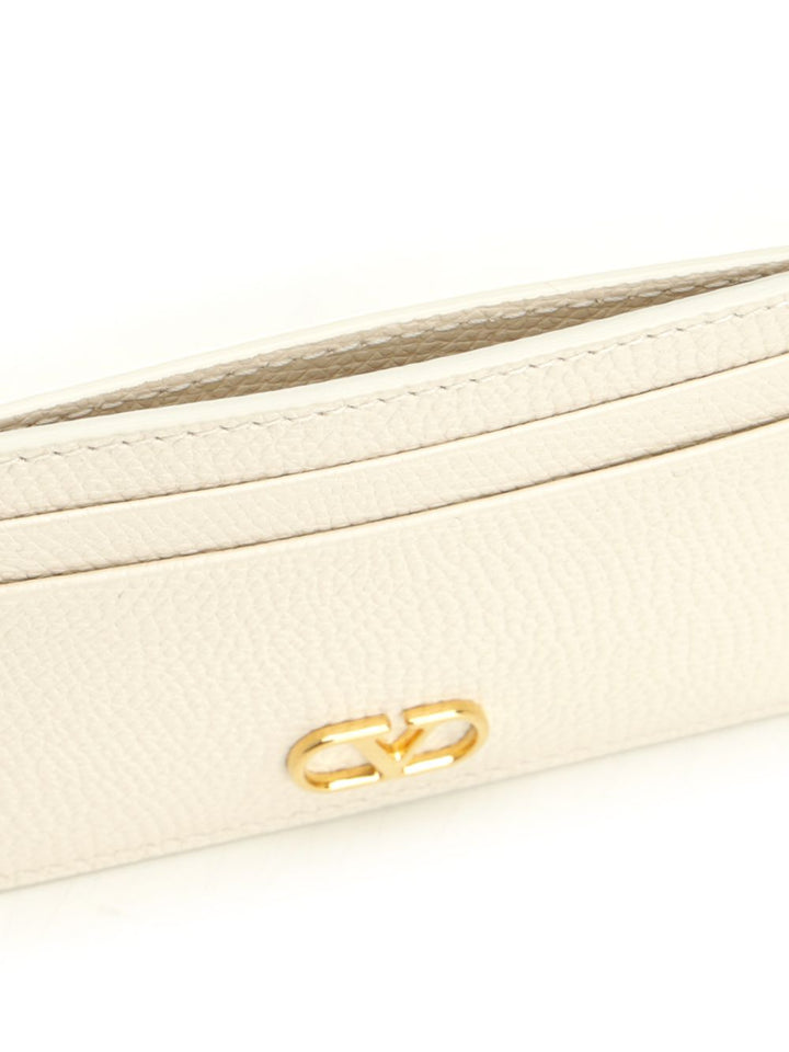 Valentino Garavani Vlogo Signature Card Holder Small leather goods - White | 9408f958cea06d295e37a1c28ae00d14341711a1
