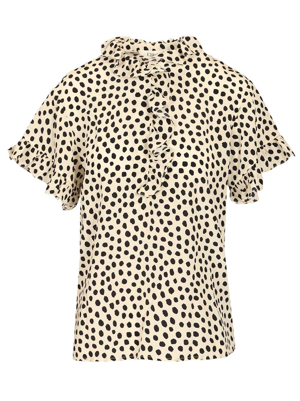 Chloe' Ruffle Top T-Shirt - Beige | 500d70f3372ea5e865a5e3bf7ea52bfd343da351