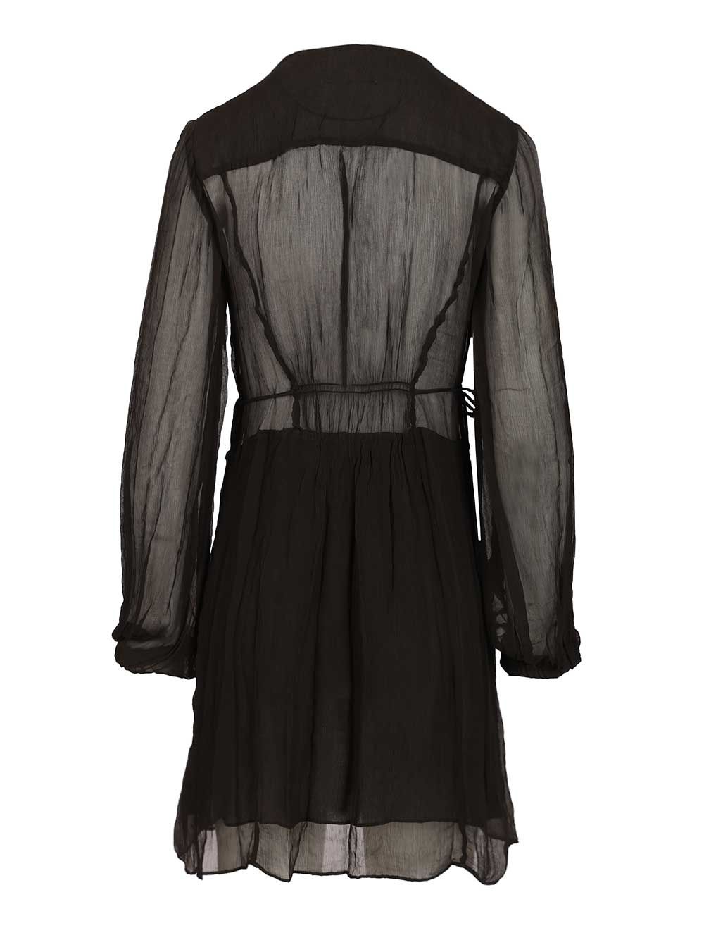 Marant Etoile Loriena Dress Dresses - Black | 5dbf81903b37098103816f5aa4bac099bb451f28