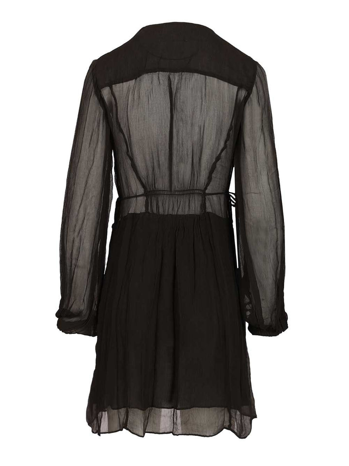 Marant Etoile Loriena Dress Dresses - Black | 5dbf81903b37098103816f5aa4bac099bb451f28