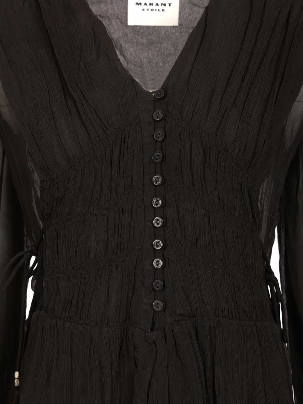 Marant Etoile Loriena Dress Dresses - Black | dcf5a56152e2a4041b68d17b50c80cb7a8a43fdf