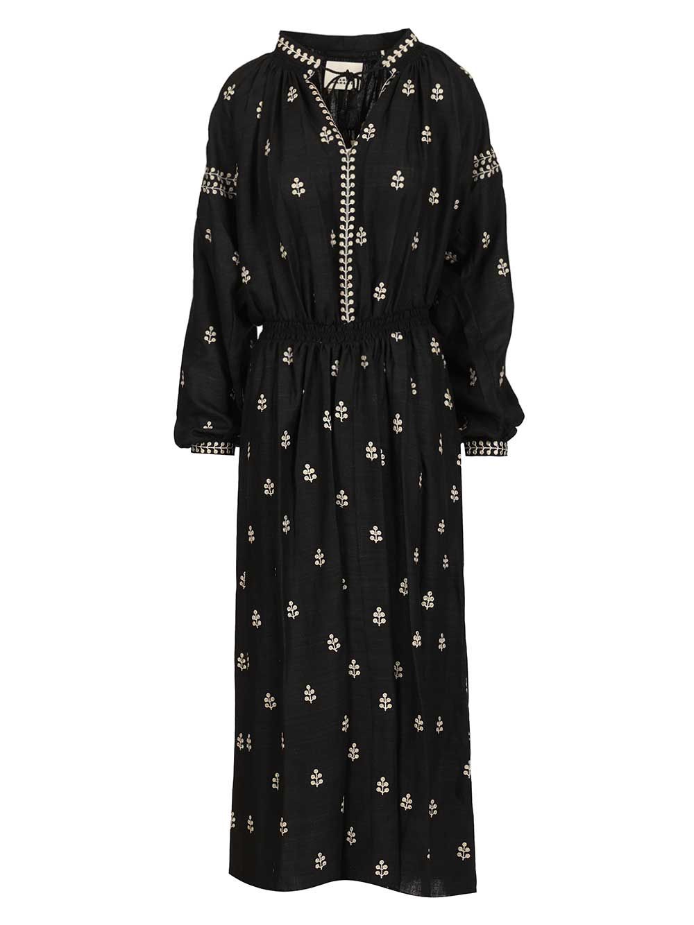 Isabel Marant Tussar Silk Dress Dresses - Black | fe3d065dcf27e251230e774ed164af1635d843c8